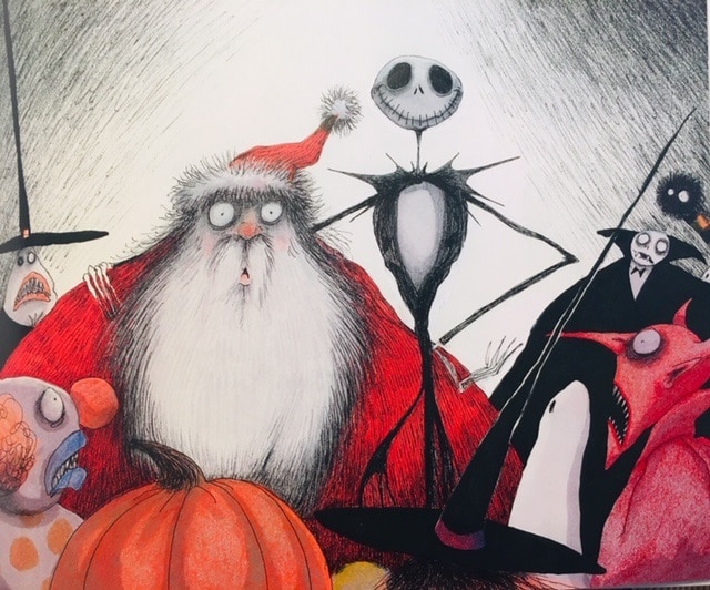 絵本で英語 単語帳付 The Nightmare Before Christmas サンタの英語表現いくつ知ってる バイリンガルキッズ育成中