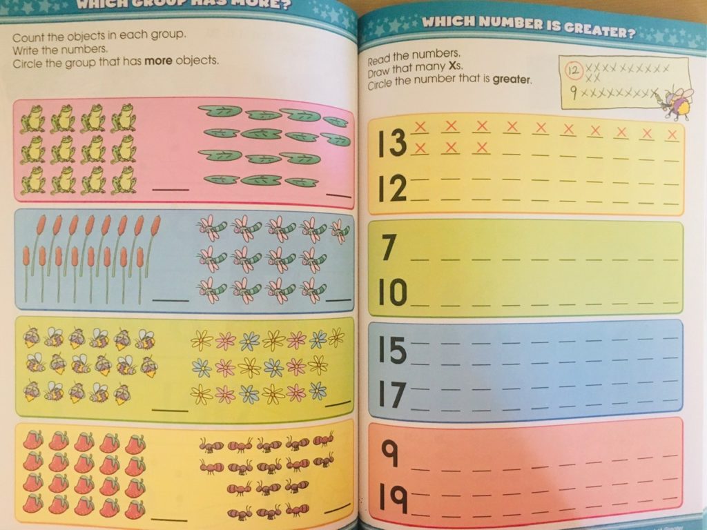 英語のワークブックBIG Workbook　かず