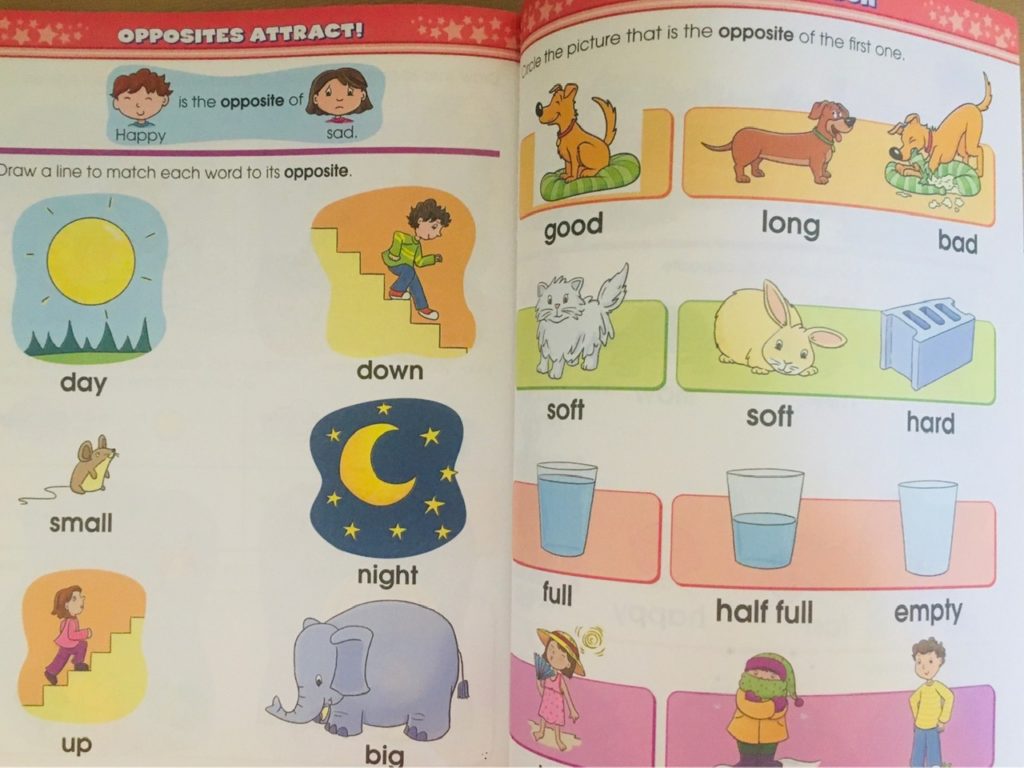 英語のワークブックBIG Workbook　読む練習