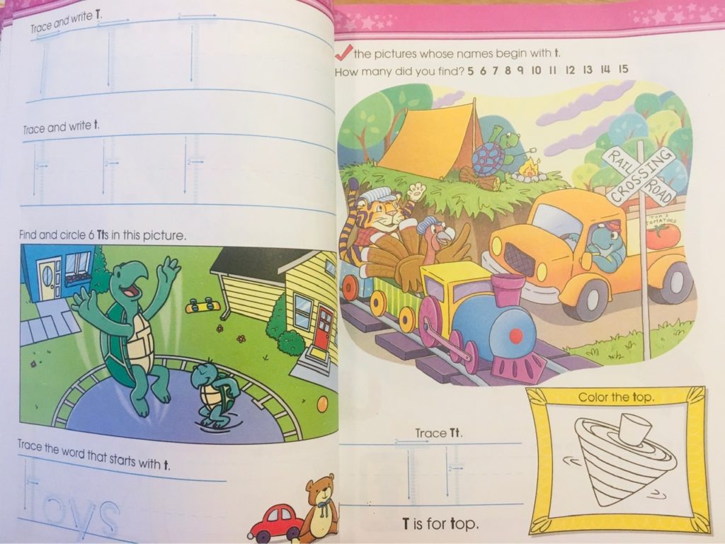 英語のワークブックBIG Workbook　アルファベットを学ぶ