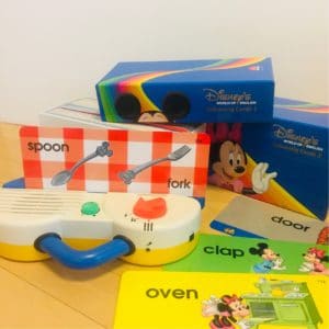 ディズニー英語のTAC(トークアローンカード)英語を読む力の強化にも!