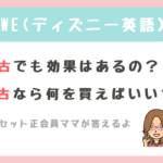 【中古のDWE】効果はあるの？何を買えばいいの？全部お答えします