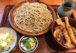 てんぷらとざるセット