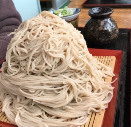 軽井沢そば大盛りデカ盛りならにし川へ！コスパ最高のメガ盛りそばが美味しい！