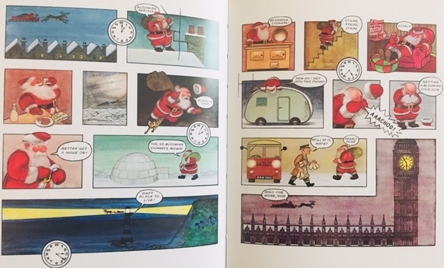 絵本で英語(単語帳付)㉕Father Christmas★さむがりやのサンタさん★英スラングも★