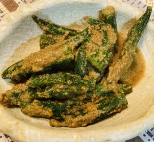 ツルヤのおすすめ冷凍食品オクラの胡麻和え(オリジナルブランド、商品、プライベートブランド)