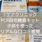 TケアクリニックPCR検査の口コミ評判!自宅で子供と受けた感想や結果と領収証