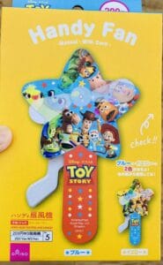 ダイソー100均ハンディファン、ハンド扇風機ディズニートイ・ストーリー200円
